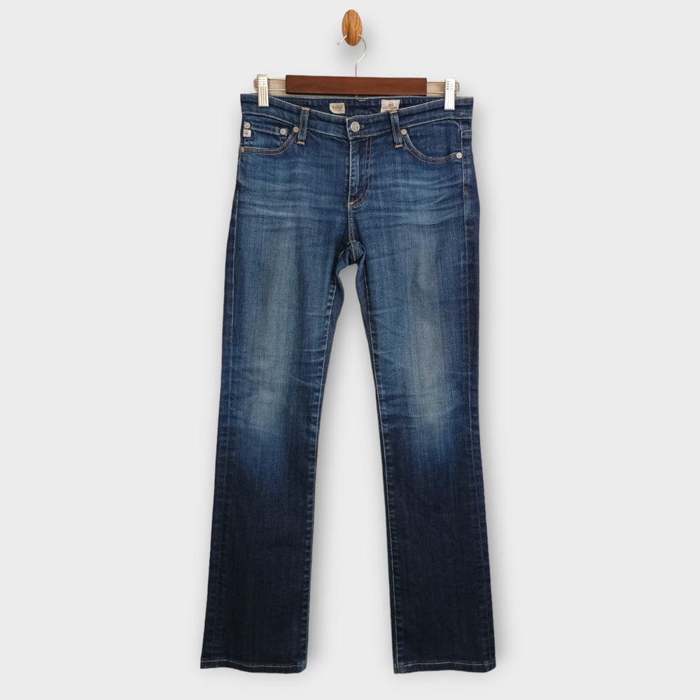 Adriano Goldschmied Jeans Women's 28R Ballad Slim Boot Casual Classic Dark Wash